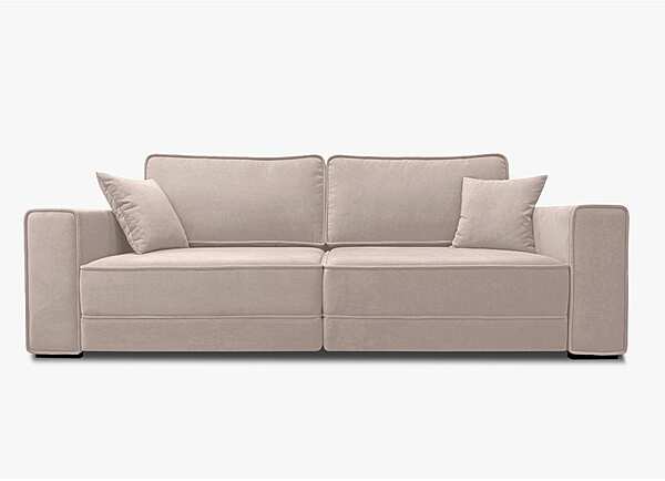 Three-Seater Fabric Sofa with Soft Back Saba Up factory SABA from Italy. Foto №1
