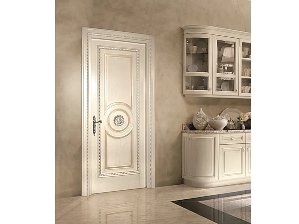 Hinged wooden door Borromini Martini Interiors factory MARTINI INTERIORS from Italy. Foto №1