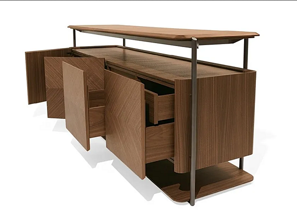 Walnut sideboard Skyline GIORGETTI 77061, 77071 [...] factory GIORGETTI from Italy. Foto №2