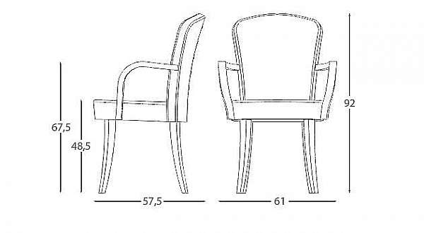 Chair MONTBEL 00121 factory MONTBEL from Italy. Foto №2