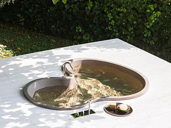 Built-in outdoor cement hot tub AGAPE Dr Cemento AVAS1092E_ Built-in outdoor cement hot tub AGAPE Dr Cemento AVAS1092E_ factory Agape from Italy