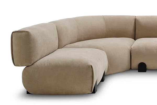 Sectional fabric sofa Simposio Saba Italia factory SABA from Italy. Foto №10