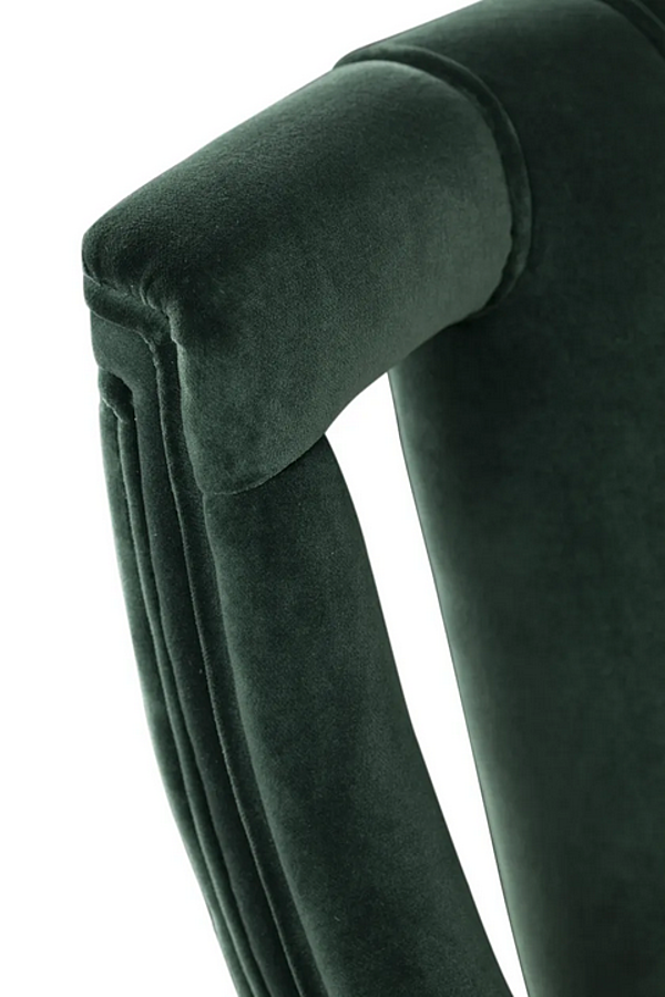 Upholstered Velvet Armchair Cayo BRABBU factory BRABBU from Italy. Foto №7