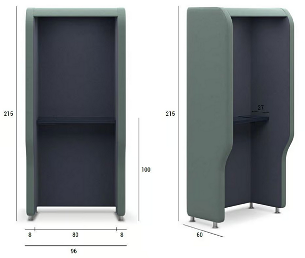 Acoustic Fabric Phone Booth Maji System Adrenalina IMB1072969 factory ADRENALINA from Italy. Foto №4