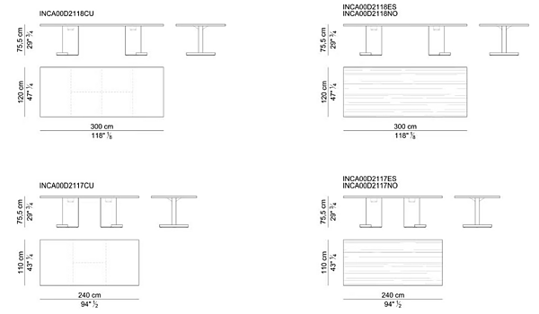 Rectangular wooden meeting table INCA i 4 Mariani factory i 4 Mariani from Italy. Foto №4