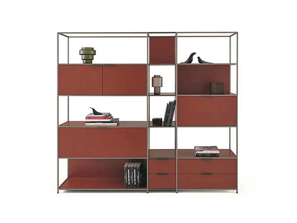 Sectional bookcase Dita system Ligne Roset factory LIGNE ROSET from Italy. Foto №6