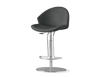 High Eco Leather Gas Lift Stool SEDIT Paris factory SEDIT from Italy