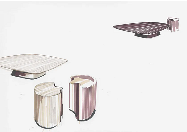 Coffee table made of wood Woody Mia GIORGETTI factory GIORGETTI from Italy. Foto №9