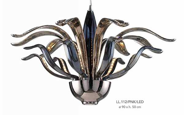 Chandelier LORENZON (F.LLI LORENZON) LL.112/PNK/LED factory LORENZON (F.LLI LORENZON) from Italy. Foto №1