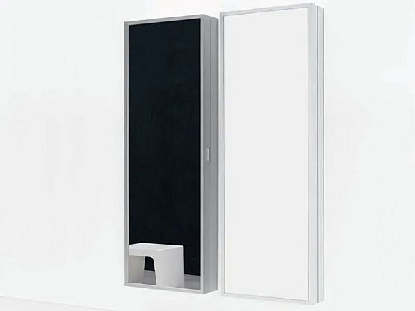 Aluminium wall cabinet with mirrored door Kristalia factory Kristalia from Italy. Foto №1