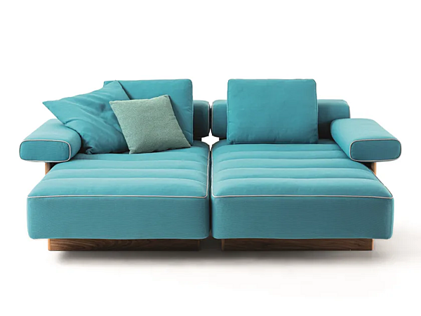 Sectional fabric garden sofa with chaise longue CASSINA Sail Out factory CASSINA from Italy. Foto №2