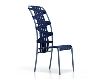 High Back Powder Coated Aluminium Chair Gervasoni Inout 855 factory Gervasoni from Italy