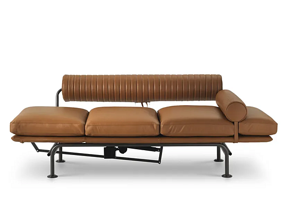 Leather Chaise Longue Day Bed Up Down i 4 Mariani factory i 4 Mariani from Italy. Foto №2