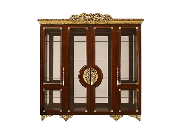 Display cabinet in wood A.R. Arredamenti Grand Royal factory A.R.ARREDAMENTI SRL from Italy. Foto №1