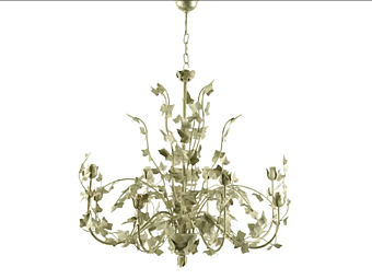 Handmade metal chandelier Ivy by Abrissi 10372 Handmade metal chandelier Ivy by Abrissi 10372 factory ABRISSI from Italy