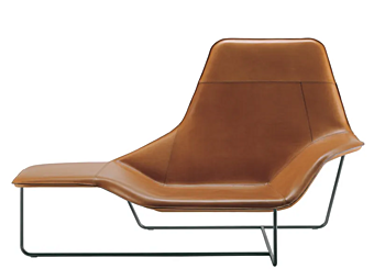 Upholstered chaise longue Lama 921 ZANOTTA factory ZANOTTA from Italy