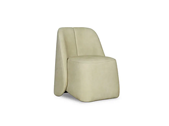 Easy chair Keren with upholstered back BAXTER factory BAXTER from Italy