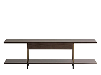 Freestanding Wooden Bookcase Potocco Arial 870 MB 870/MB factory POTOCCO from Italy