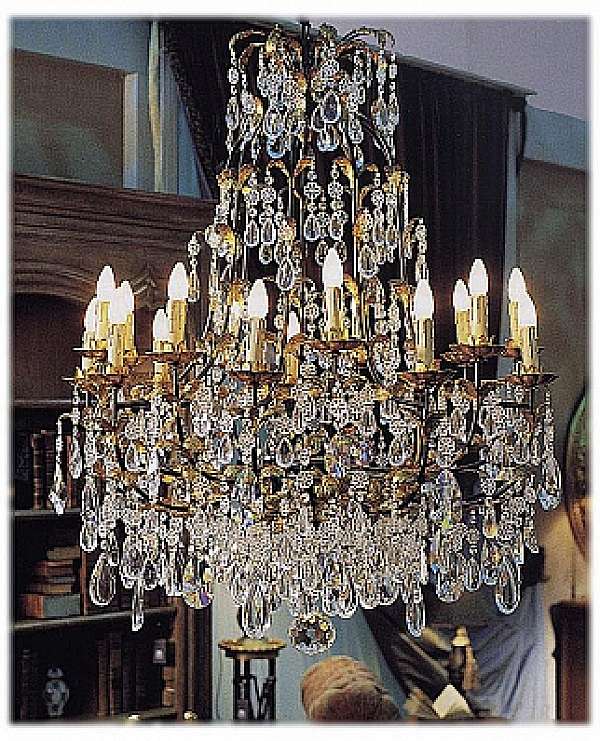 Chandelier MECHINI L251/18 factory MECHINI from Italy. Foto №1