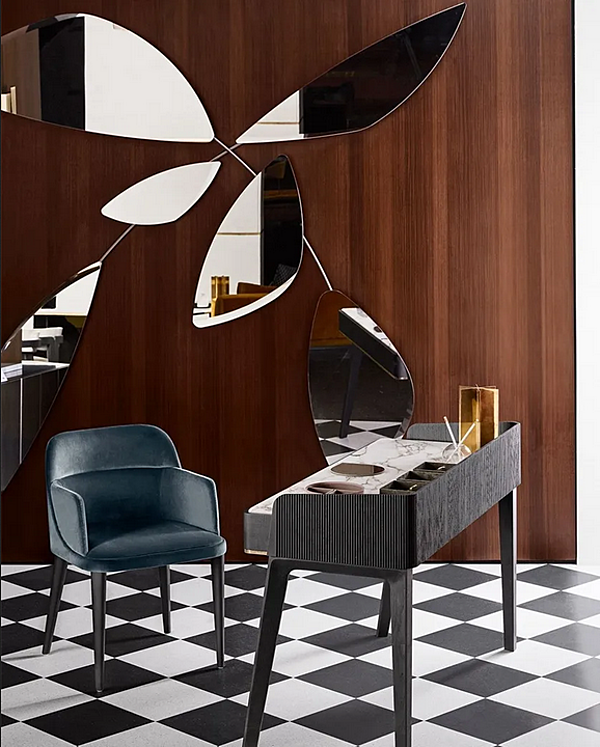 Ash Secretary Desk in Wood by Gallotti&Radice Soho Collection factory Gallotti & Radice from Italy. Foto №5