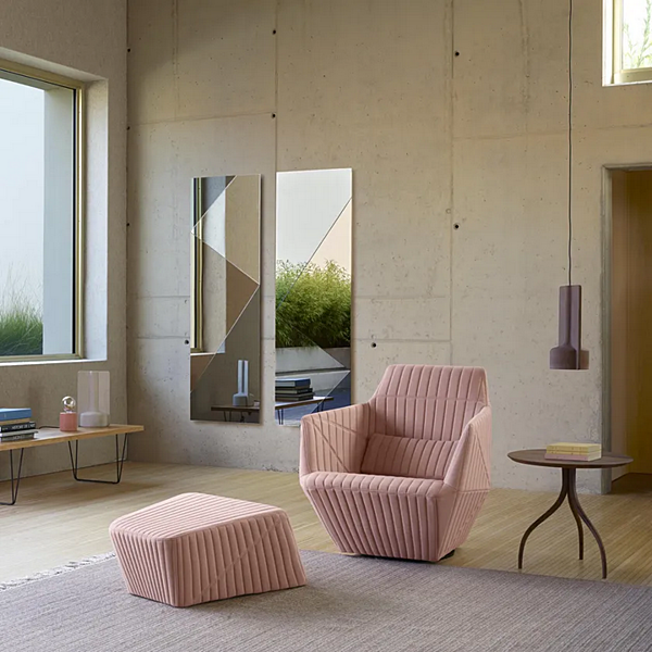 Rectangular Mirrored Glass Wall-Mounted Mirror Ombre LIGNE ROSET 11250260 factory LIGNE ROSET from Italy. Foto №2