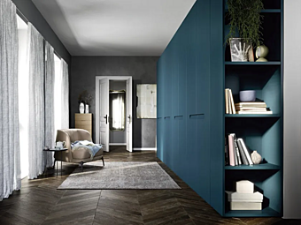 Sectional wardrobe Liberty NOVAMOBILI wood Sectional wardrobe Liberty NOVAMOBILI wood factory NOVAMOBILI from Italy