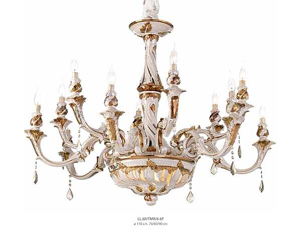 Chandelier LORENZON (F.LLI LORENZON) LL.60/TCMR/6-6F factory LORENZON (F.LLI LORENZON) from Italy. Foto №1