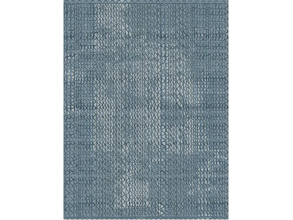 Rectangular rug in New Zealand wool and Tencel triple waves GHIDINI1961 factory GHIDINI1961 from Italy. Foto №2