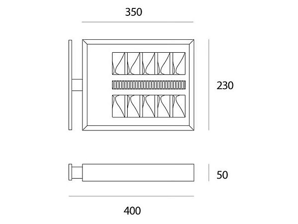 LED outdoor wall lamp Provoca Artemide T085410, T085430 factory Artemide from Italy. Foto №2