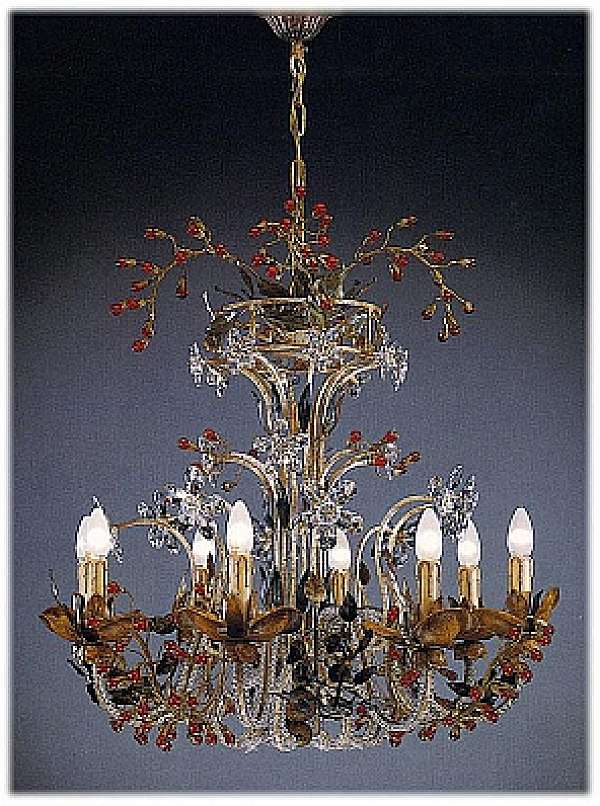 Chandelier MECHINI L106/8 factory MECHINI from Italy. Foto №1