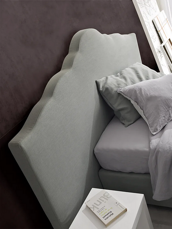 Full size upholstered storage bed Elettra Duomo Design factory Duomo Design from Italy. Foto №4