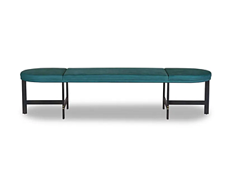 Bench with upholstered back Baxter Passepartout factory BAXTER from Italy