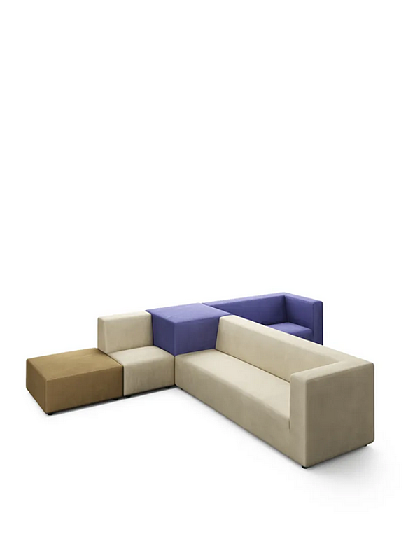 3-seater sofa with removable cover fabric Adrenalina Pan I IMB1072125 factory ADRENALINA from Italy. Foto №2