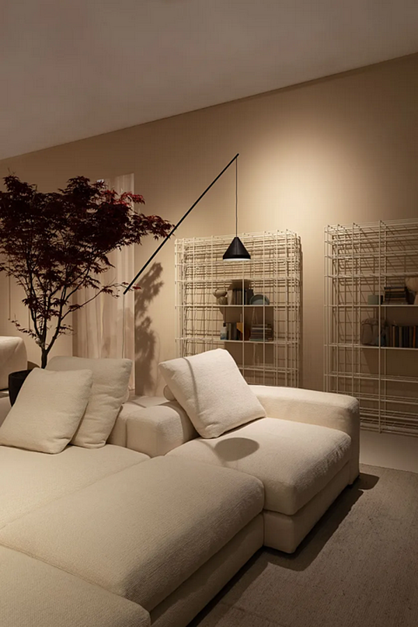 Sectional fabric sofa Ananta Saba factory SABA from Italy. Foto №4