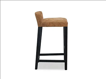 Stool Oslo Baxter Leather factory BAXTER from Italy