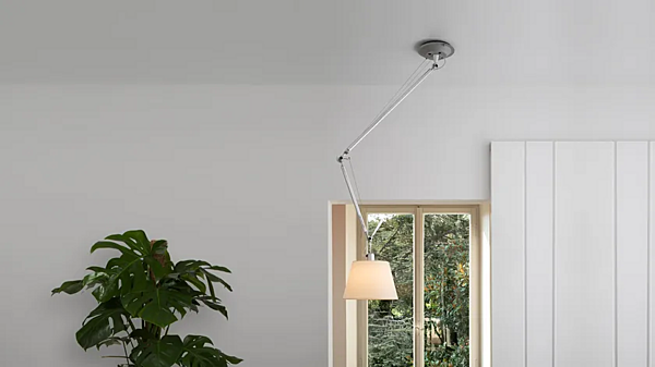 Dimmable Swivel Pendant Lamp Artemide Tolomeo Decentrata 0629000A factory Artemide from Italy. Foto №3