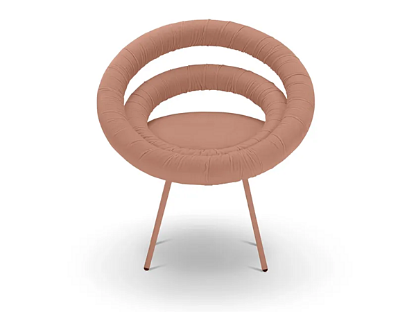 Upholstered fabric easy chair Circle Adrenalina IMB1070219, IMB1070236, IMB1070237, IMB1070239, IMB1070240, IMB1070365 factory ADRENALINA from Italy. Foto №1