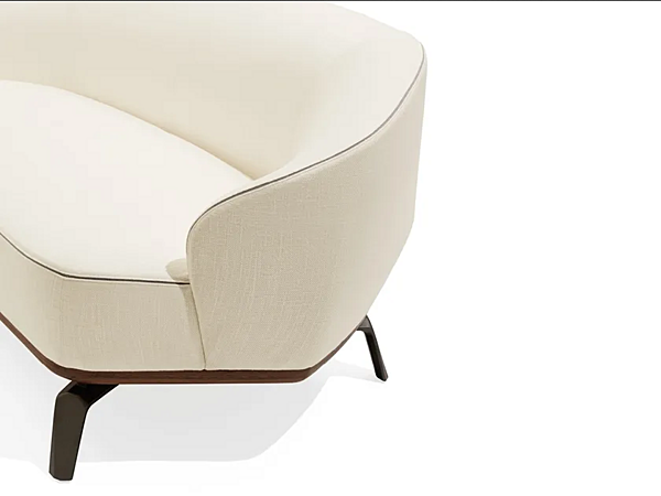Three-seater sofa with upholstered back GIORGETTI Tamino factory GIORGETTI from Italy. Foto №3