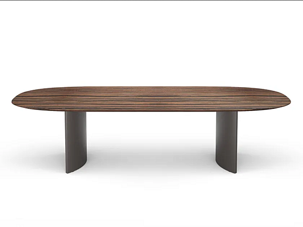 Oval wooden meeting table Siena I 4 Mariani factory i 4 Mariani from Italy. Foto №1