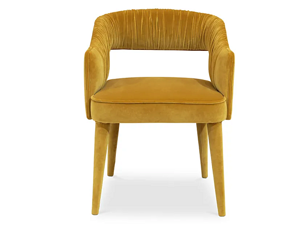 Upholstered velvet armchair Stola BRABBU factory BRABBU from Italy. Foto №4