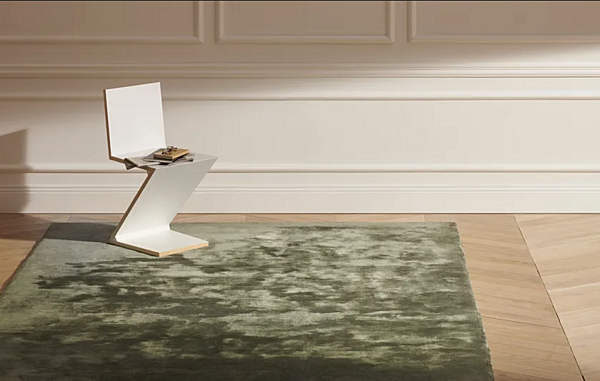 Rectangular fabric rug in solid color CASSINA In Touch factory CASSINA from Italy. Foto №2