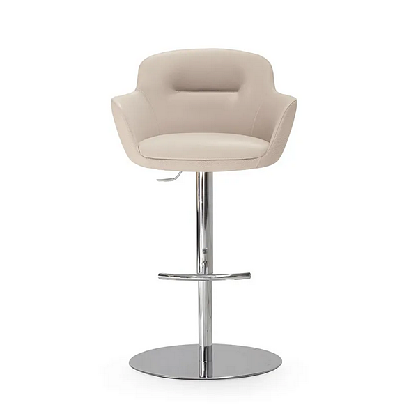 Height Adjustable Upholstered Leather Stool Kowloon FORMITALIA factory FORMITALIA from Italy. Foto №2