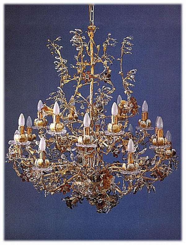 Chandelier MECHINI L241/18 factory MECHINI from Italy. Foto №1