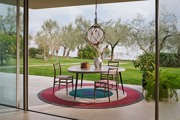 Garden table with multi-layer wood top CASSINA Mexique Outdoor factory CASSINA from Italy. Foto №13