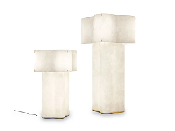 Floor lamp Nuvola by BAXTER fabric shade modern design factory BAXTER from Italy