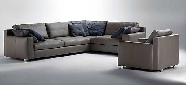 Couch POLTRONA FRAU Massimosistema  factory POLTRONA FRAU from Italy. Foto №3