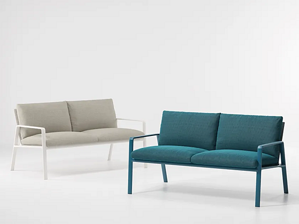 2-Seater Garden Sofa with Cushioned Back KETTAL Park Life factory KETTAL from Italy. Foto №2