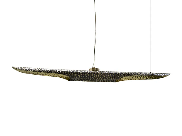 Brass Pendant Lamp Vellum BRABBU factory BRABBU from Italy. Foto №1
