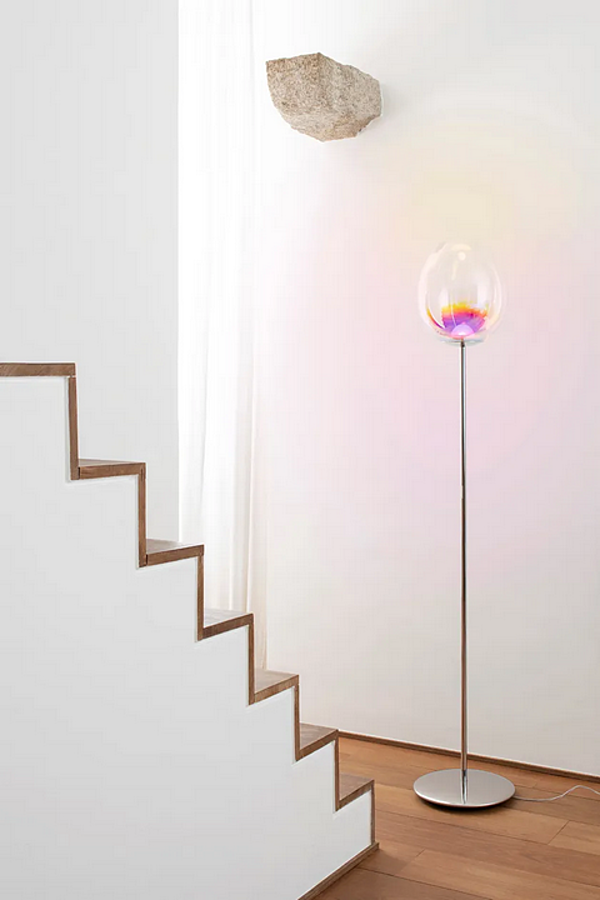 Blown Glass Floor Lamp Stellar Nebula Artemide 0152220A factory Artemide from Italy. Foto №2