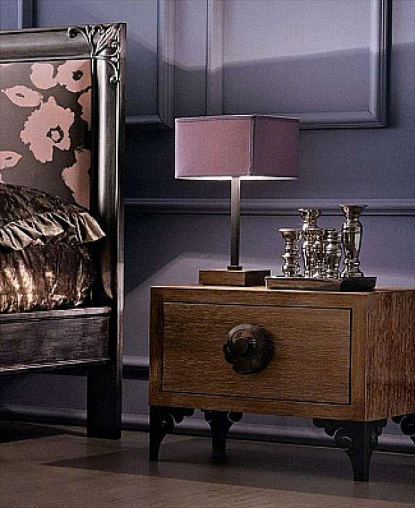 Bedside table CORTE ZARI Art. 401 factory CORTE ZARI from Italy. Foto №1